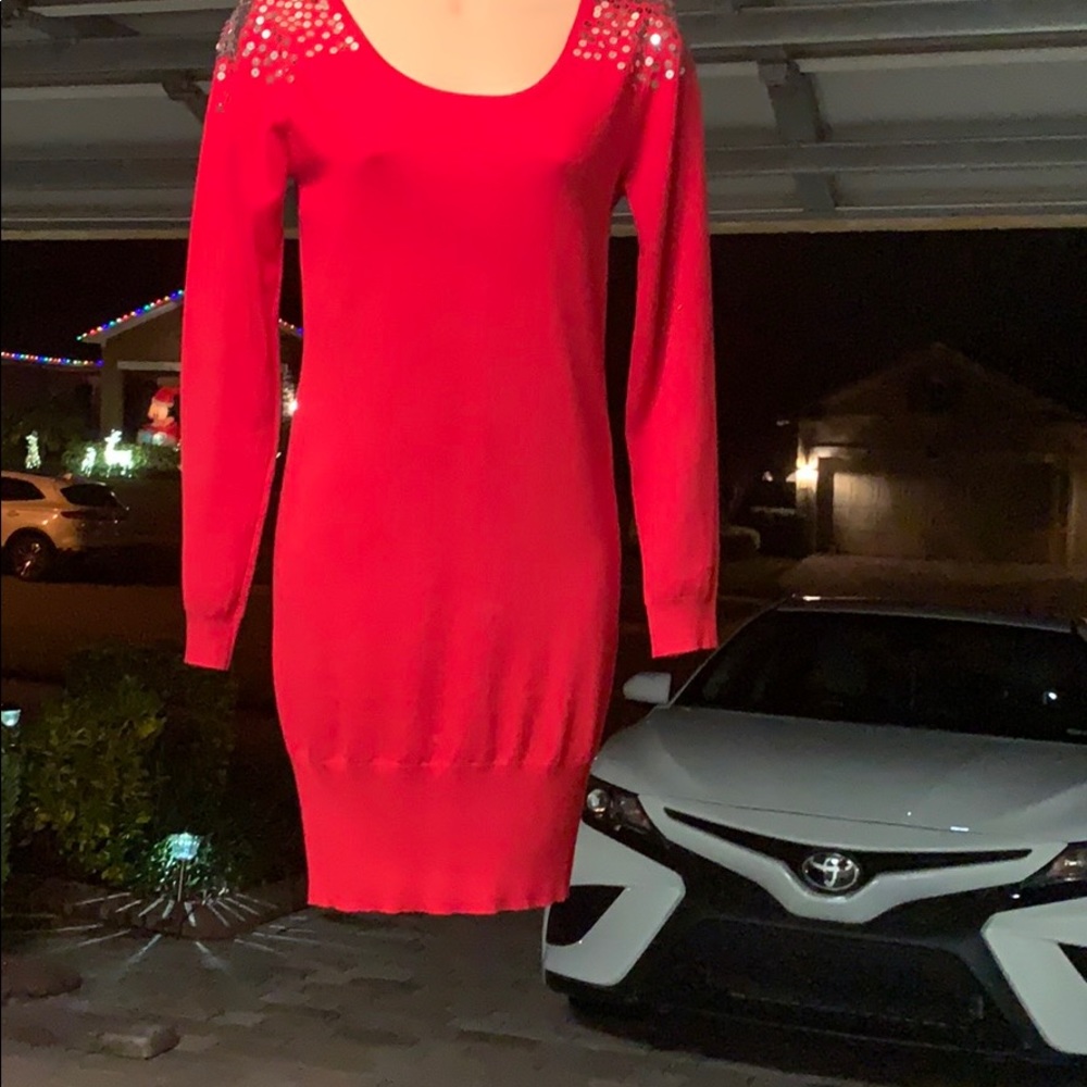 Red dress
